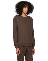 Sweat-shirt marron foncé C.P. Company