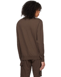 Sweat-shirt marron foncé C.P. Company