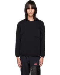 Sweat-shirt matelassé noir Snow Peak