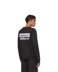 Sweat-shirt noir et blanc adidas Originals