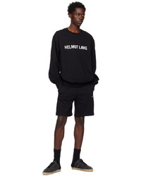 Sweat-shirt noir Helmut Lang