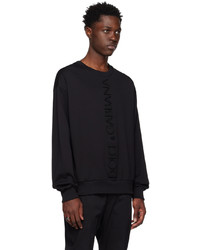 Sweat-shirt noir Dolce & Gabbana