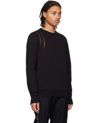 Sweat-shirt noir Alexander McQueen