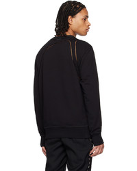 Sweat-shirt noir Alexander McQueen