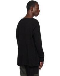 Sweat-shirt noir Greg Lauren