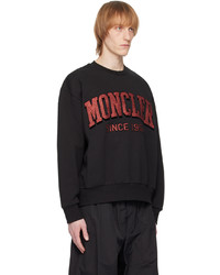 Sweat-shirt noir Moncler