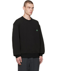 Sweat-shirt noir Solid Homme