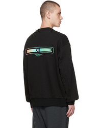 Sweat-shirt noir Solid Homme