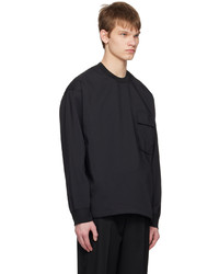 Sweat-shirt noir Solid Homme