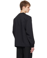 Sweat-shirt noir Solid Homme