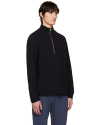 Sweat-shirt noir Sunspel