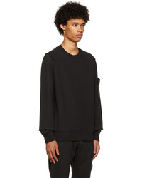 Sweat-shirt noir Stone Island