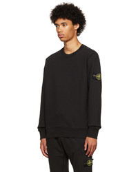 Sweat-shirt noir Stone Island