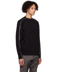 Sweat-shirt noir Heliot Emil