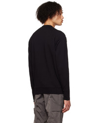 Sweat-shirt noir Heliot Emil