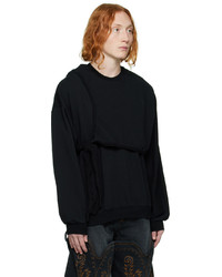 Sweat-shirt noir Ottolinger