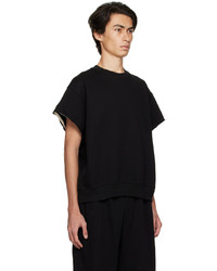 Sweat-shirt noir Recto