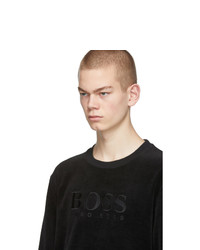 Sweat-shirt noir BOSS