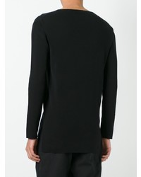 Sweat-shirt noir Ann Demeulemeester Grise