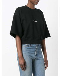 Sweat-shirt noir Saint Laurent