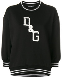 Sweat-shirt noir Dolce & Gabbana