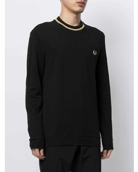 Sweat-shirt noir Fred Perry