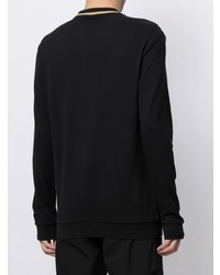 Sweat-shirt noir Fred Perry