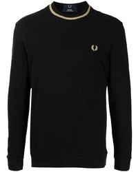 Sweat-shirt noir Fred Perry