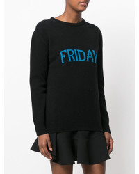 Sweat-shirt noir Alberta Ferretti