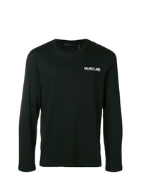 Sweat-shirt noir Helmut Lang