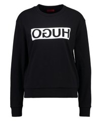Sweat-shirt noir Hugo Boss