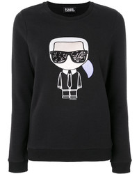 Sweat-shirt noir Karl Lagerfeld