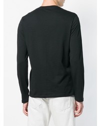 Sweat-shirt noir Helmut Lang