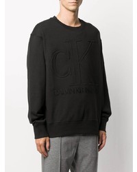 Sweat-shirt noir Calvin Klein Jeans