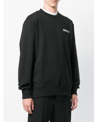 Sweat-shirt noir Helmut Lang