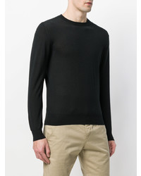 Sweat-shirt noir Cruciani