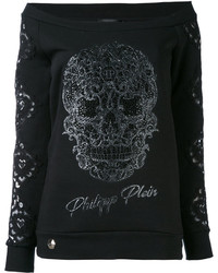 Sweat-shirt noir Philipp Plein