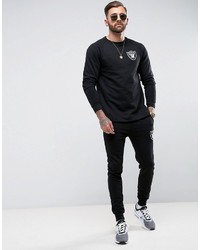 Sweat-shirt noir Majestic