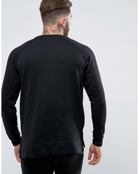 Sweat-shirt noir Majestic