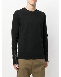 Sweat-shirt noir Thom Krom