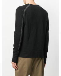 Sweat-shirt noir Thom Krom