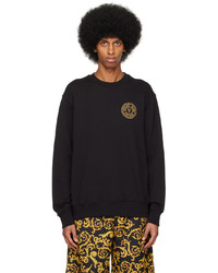 Sweat-shirt noir VERSACE JEANS COUTURE