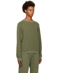 Sweat-shirt olive Les Tien