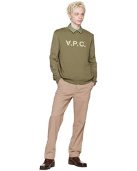 Sweat-shirt olive A.P.C.