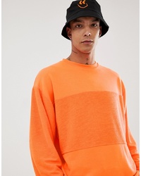 Sweat-shirt orange ASOS DESIGN