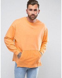Sweat-shirt orange Asos