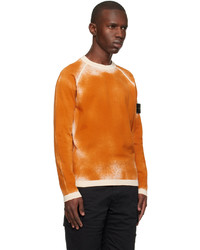 Sweat-shirt orange Stone Island