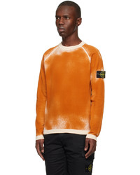 Sweat-shirt orange Stone Island