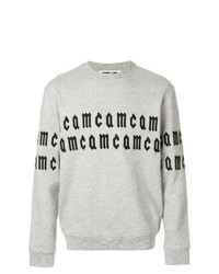 Sweat-shirt orné gris McQ Alexander McQueen