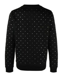 Sweat-shirt orné noir Moschino